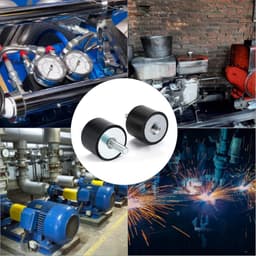 4x Anti-Vibratie Rubber Silentblock M8 Schokdemper met Bout voor Airco en Machine Trillingen — thumbnail 2