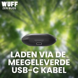 Wuff - Zen Buds | Ultradunne slaapvriendelijke oordopjes | Bluetooth 5.4 | Inclusief oplaadcase | High-res geluid In Ear | Geschikt voor sporten en slapen | 24 uur batterij | 6u op 1 lading | Geschikt voor Apple iPhone Android Samsung — thumbnail 4