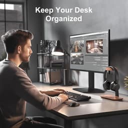 Houten Koptelefoon Standaard voor Bureau — thumbnail 3