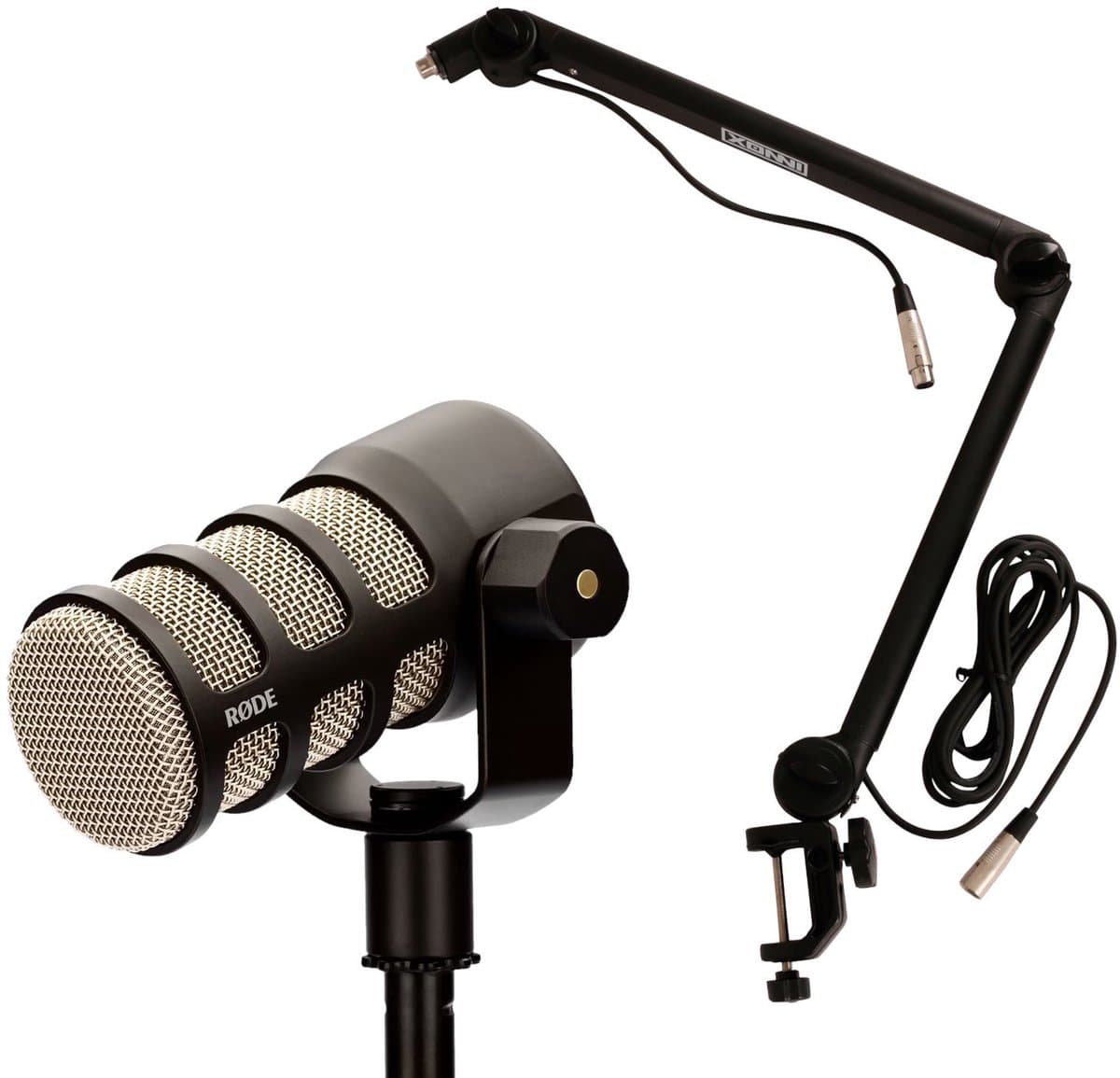 RØDE PodMic – BAX Advised Podcast Set – Dynamische Broadcast Microfoon — afbeelding 1
