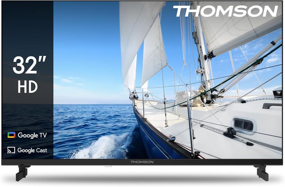 HD Smart TV 32 Inch met Google TV en Dolby Audio — afbeelding 1