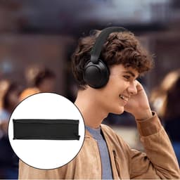 Hoofdbandhoes voor koptelefoon, geschikt voor diverse modellen, eenvoudige installatie, comfortabele hoofdbandbescherming. — thumbnail 2