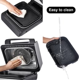 XXL Heteluchtfriteuse Combi met Grillpan - 6L Capaciteit en 6 Kookstanden - 1800W — thumbnail 5