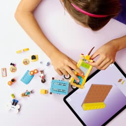 LEGO Friends - Bestelwagen met dierenaccessoires Constructiespeelgoed — thumbnail 3