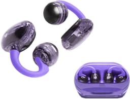 JBL Soundgear Clips - Open ear Oortjes - Oortjes Draadloos - Sport Oordopjes - Bluetooth - Sporten - Hardlopen - 32 uur - Spatwaterdicht - IP54 - Oorclips - Paars — thumbnail 2