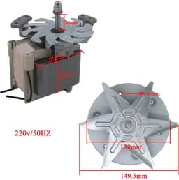 Ventilator Motor met Waaier onderdelen 230V - Efficiënte en Betrouwbare Ventilatie — thumbnail 2