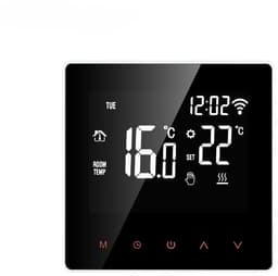 Slimme Thermostaat - WLAN Verwarmingsregelaar - Comfort Verhoging - Nauwkeurige Temperatuurregeling - 86x86 mm - Wit-Oranje — thumbnail 1