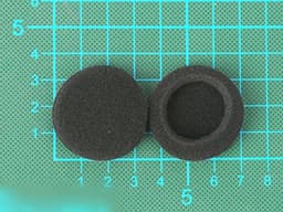 Vervangende universele schuimrubberen pads voor hoofdtelefoon - Diameter 35 mm — thumbnail 3