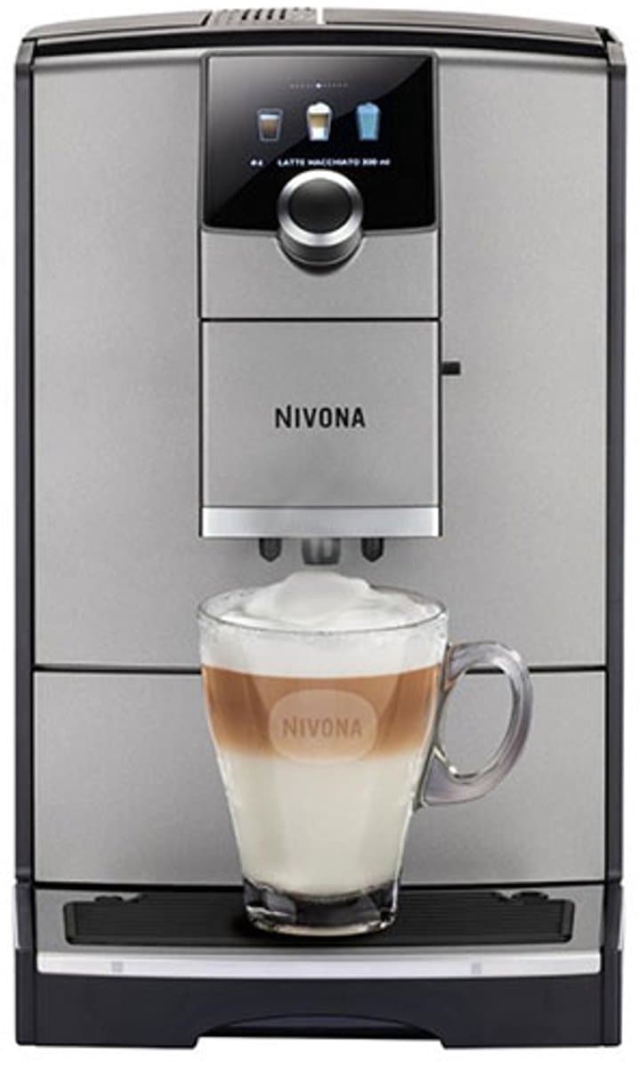 Nivona CaféRomatica NICR 795 Titanium Espressomachine - GRATIS MELKCONTAINER Nivona NIMC 1000 - — afbeelding 1