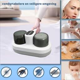 Huisstofmijt Stofzuiger - mijtzuiger - voor matrassen met UV-licht handstofzuiger - 400 W vermogen 14 kPa matrasstofzuiger - hete luchtfunctie - ultrasone warmteborstelroltechnologieën - bedstofzuiger — thumbnail 2