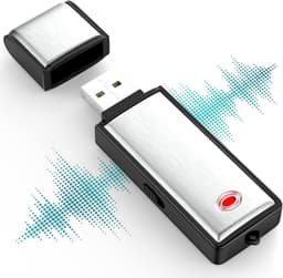 Mini Spy Recorder - Afluisterapparatuur - Hoogwaardige Ruisonderdrukking - 16GB — thumbnail 1