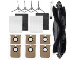 Accessoireset - 14 Stuks - Geschikt voor Eufy L50 L60 L50 SES L60 SES Robotstofzuiger - 1 Hoofdborstels, 4 Zijborstels, 2 Filters, 6 stofzakken, 1 Reinigingsborstel - Reserveonderdelen
