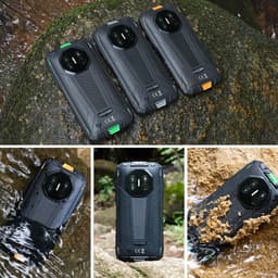 DOOGEE Fire 3 Ultra 4G- AI Outdoor telefoon - Robuuste Smartphone - Android 15 -24 GB RAM+256 GB ROM/2 TB TF - 8350 mAh/18W -Unisoc T7200 -5,5-inch HD -NFC + Face ID + Vingerafdrukscanner-Oranje — thumbnail 2