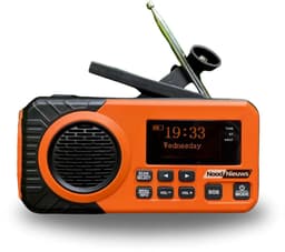 NoodNieuws Pro Noodradio – DAB+/FM – 5000mAh Powerbank – Zonnepaneel — thumbnail 1