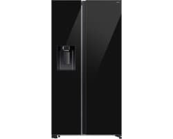 Samsung RS70F64KEBEO - amerikaanse koelkast - SpaceMax Side by Side - Zwart glas - E klasse — thumbnail 1