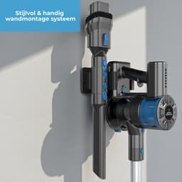 Innova® PowerVac Pro Steelstofzuiger Draadloos - 500 Air Watts - extra accu - met 4 verschillende opzetstukken - Draadloze Stofzuiger - Zonder zak op accu - Vacuum Cleaner — thumbnail 4