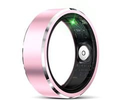 WizBay Premium Select® Smart Ring Pink Blush – Hartslag, Slaap & O2 Meter – Sport & Gezondheid Tracker – IP68 Waterdicht – Maat #10