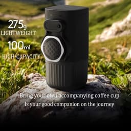 Draagbare handmatige espressomachine - voor thuis, reizen en outdoor - compacte espressomachine — thumbnail 5