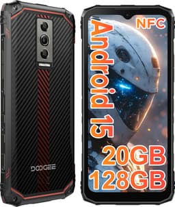 DOOGEE Blade10 - Robuuste Smartphone - 20GB RAM + 128GB ROM (2TB/TF) - Android 15- 6,56 inch IPS HD+ 90Hz - 4G Dual SIM - 5150 mAh - AI camera - Face ID - Widevine L1 -Rood — thumbnail 1