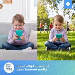 Silvergear Retro Spelcomputer Blokkenspel 26 Spelletjes - Speelgoed Voor in de Auto - Mini Arcade Game Console voor Kinderen - Puzzel Speelgoed - Reisspelletjes Voor Kinderen - Cadeau voor Jongens en Meisjes - Vakantie - 6, 7+ Jaar - Lichtblauw — thumbnail 3