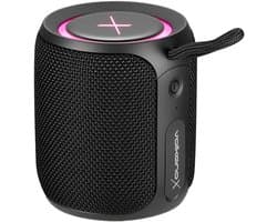 VolkanoX Bluetooth Speaker - 36W Vermogen - TWS - RGB verlichting - 10 uur lang muziek - Waterdicht - Zwart
