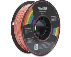 Eryone - Regenboog - PLA Filament - 1Kg 1,75mm - Voor 3D-printer en 3D-pen - Rainbow