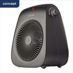 Concept VT7041 Ventilator – Met Warme Luchtstroom Functie – Ventileren en Verwarmen – Zwart — thumbnail 1