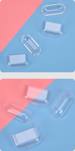 "Geschikt" voor Apple AirPods 3 Hoesje Doorzichtig — thumbnail 2