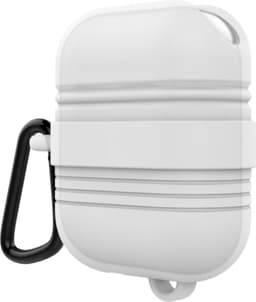 Hoes geschikt voor Apple Airpods Hoesje - IP67 Waterdicht Cover - Stofdicht Case - Frozen Wit — thumbnail 2