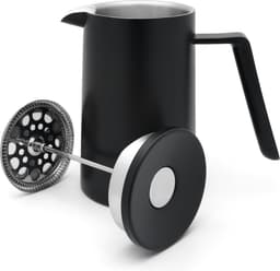 Leopold Vienna - French Press cafetière San Marco dubbelwandig 1L zwart — thumbnail 3