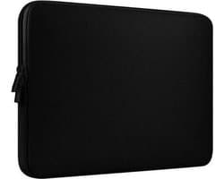 Neopreen Soft Sleeve Voor de Apple Macbook Air / Pro 13 Inch - 13.3" Laptop Hoes Case - Zwart