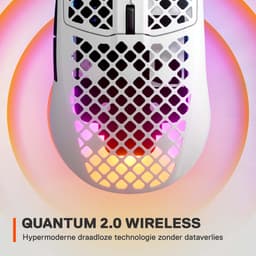 SteelSeries Aerox 3 Wireless - Snow gaming muis — thumbnail 2