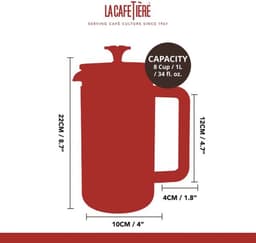 La Cafetière Cafetiere Pisa RVS / Copper - 1 liter / 7 kops — thumbnail 2