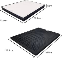 2x Filter set geschikt voor Philips Actieve koolstof FY2420 & HEPA filter FY2422 Luchtreiniger Luchtzuiveraar 2000-series — thumbnail 3