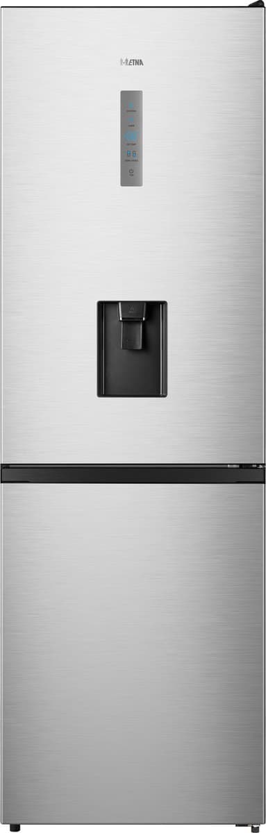 ETNA KCV286WRVS- Vrijstaande Koel-vriescombinatie - 186 cm - RVS - Waterdispenser - No Frost — afbeelding 1