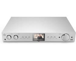 Hama HiFi-tuner - DAB+/Internetradio/Bluetooth - USB-A - Digitale Radio - Alarmfunctie - Zilver