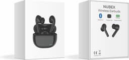 Nubex® Draadloze Oordopjes met Oplaadcase - Bluetooth 5.3 - Oordopjes Draadloos - Sport Earbuds - ENC - Oortjes draadloos - Zwart — thumbnail 3
