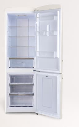 CREATE - Koelkast met vriezer - Combi koelkast - Capaciteit 330L - 3 verwisselbare planken - No-frost-systeem - Temperatuurbereik van tussen 2 °C en 8 °C - Vriezer -24ºC - Wit- FRIDGE STYLANCE — thumbnail 3