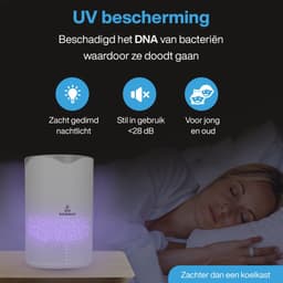 Luchtreiniger met Ionisator – Air Purifier met HEPA Filter – Clean Air – Luchtzuiveraar met UV – Incl. Extra Luchtfilterset — thumbnail 7