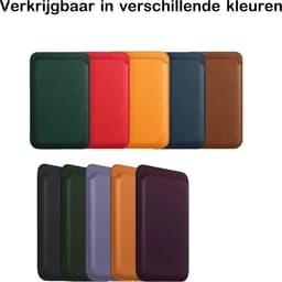 Waeyz - Magnetische Kaarthouder Geschikt Voor iPhone 12/13/14/15/16/17 Pasjeshouder Compatible voor Magsafe - Magnetische Card Holder Portemonnee - Donker Groen — thumbnail 3