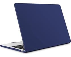 Phreeze Laptop Hardcase - Cover geschikt voor de MacBook Air A2681 uit 2022 - 13 6 Inch - Laptop Beschermhoes - Pro Cushion Technologie - Matte Navy Blauw