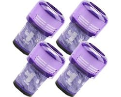 4x Hoogwaardige Wasbare Uitlaat Motor HEPA Filter geschikt voor Dyson V12 Detect Slim / Absolute 971517-01 Vervanging