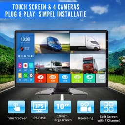 ZenXstore Voertuig gemonteerde alles-in-één machine met intelligente panoramische bewakingscamera en scherm ultime geschikt voor kampeerwagens, trucks, klepwagens en nog meer grote wagens — thumbnail 2