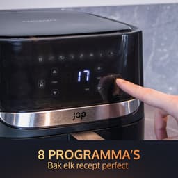 JAP Appliances Aspire - Airfryer - Inclusief 20 stuks bakpapier - Digitaal Kookboek - Grote XXL Heteluchtfriteuse - PFAS-vrij - Digitaal touchscreen - 1700W — thumbnail 4