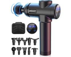 Massage Gun Professioneel - 30 Snelheden & 10 Hoofden - Stille Massagegun - Anti Schudden - Draagbare Apparaat - Lange Batterijduur - Incl. Koffer