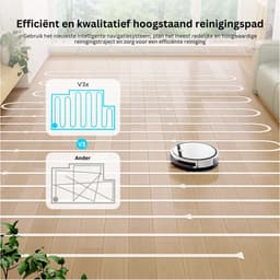 Ilife V3x Robotstofzuiger En Dweilcombo - V 3S Pro Geüpgraded - Compatibel Met Alexa/Google/Wifi - 120 Minuten - 3000Pa - Ideaal Voor Haren Van Huisdieren — thumbnail 5