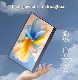 Thuys - Portable Monitor - Draagbare Monitor - Draagbaar Scherm - Hoogwaardige Kwaliteit — thumbnail 3