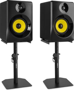 Set actieve studio monitors met bureaustandaard voor studio SMN50B 140W - Zwart — thumbnail 1