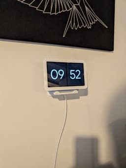 Wandhouder voor Google Nest Hub - Zwart - Inclusief Bevestigingsmateriaal — thumbnail 3