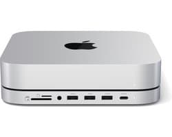 Satechi Aluminum geschikt voor Mac Mini/Mac Studio Stand Hub - SSD slot - Grijs